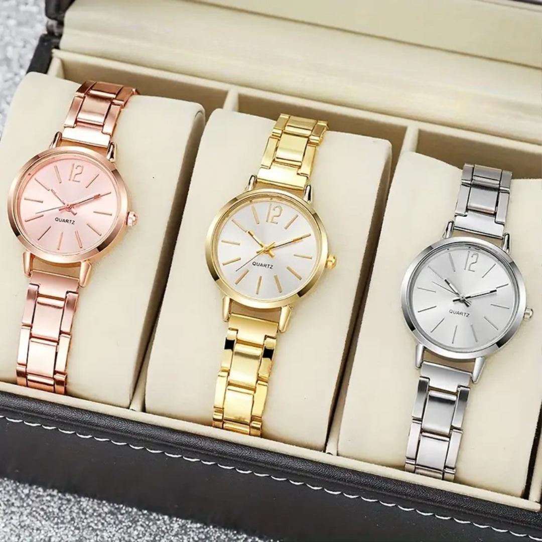 Reloj quartz pequeño sin numeros